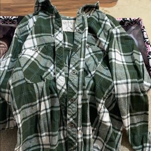 Pacsun women’s green flannel